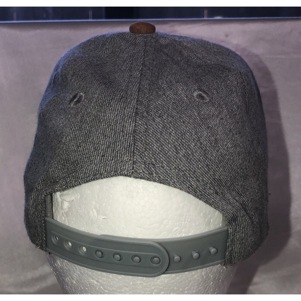 Bubba Knuckleheads Hat Youth Gray Adjustable Snapback Cap Size Small - Picture 3 of 7